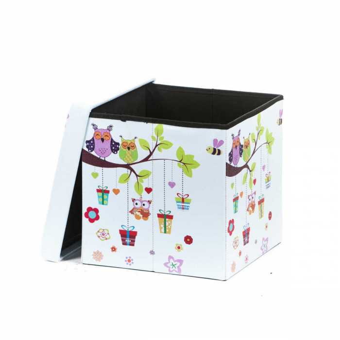 Taburet Design Owls, multicolor, 38x38x37.5 cm [2]