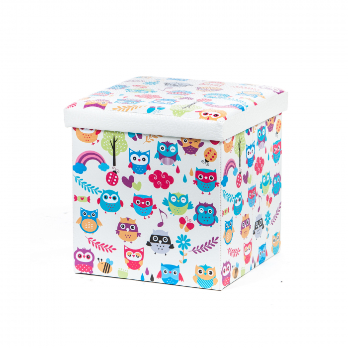 Taburet Design Owls New, multicolor, 38x38x37.5 cm [2]