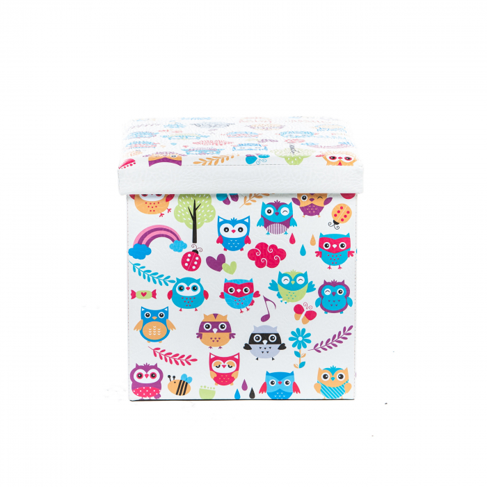 Taburet Design Owls New, multicolor, 38x38x37.5 cm [3]