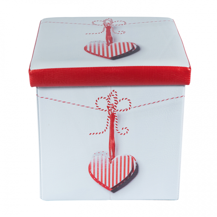 Taburet Design Stripes, multicolor, 38x38x37.5 cm [2]