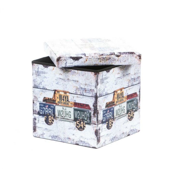 Taburet Design Truck, multicolor, 38x38x37.5 cm [1]
