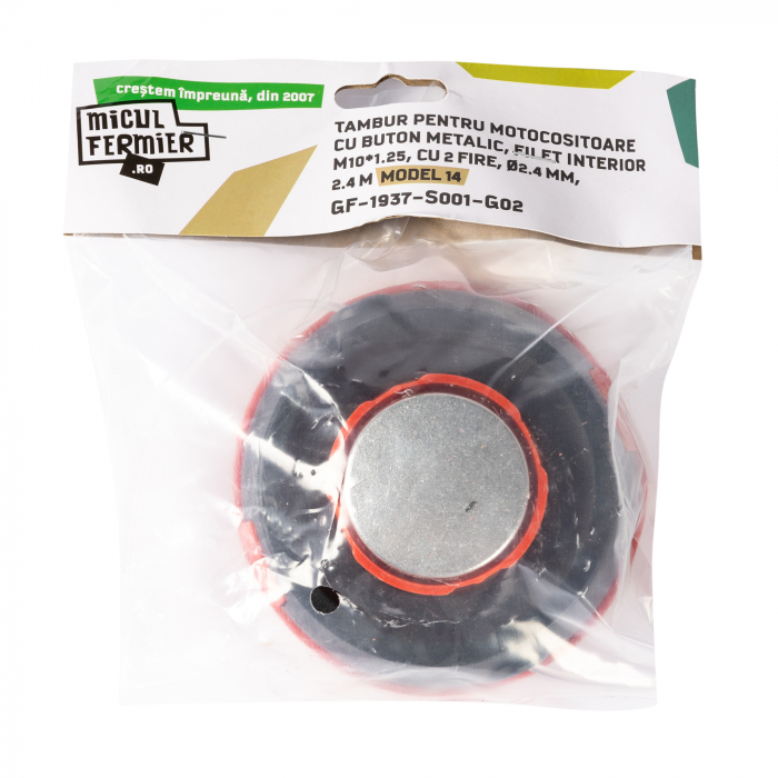 Tambur 2.4 mm Micul Fermier, buton metal Model 14 [2]
