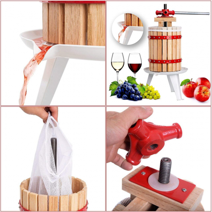 Teasc/presa pentru fructe Elefant FP-6, 6 L, 120 kg/h [2]
