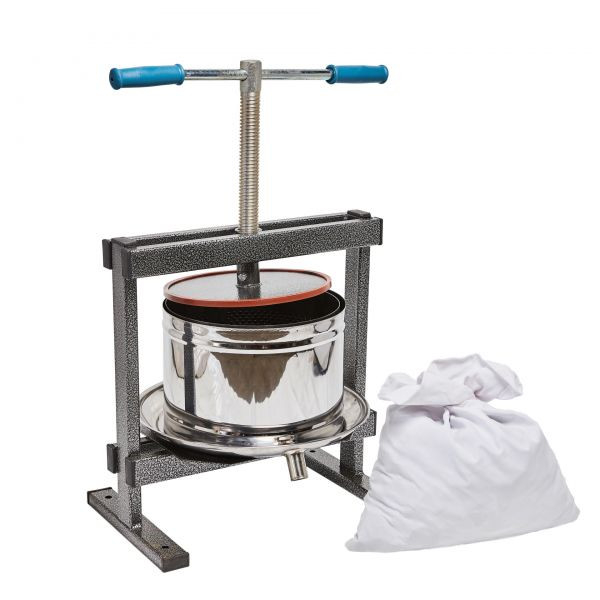 Teasc/Presa struguri Vilen Inox 10 L, cu picioare [2]