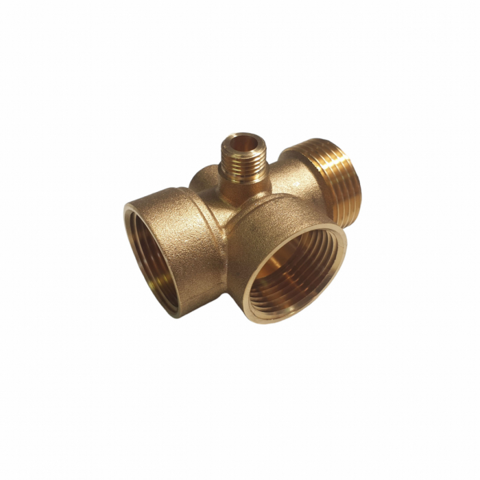 Teu de lagatura din alama cu 5 cai 7cm 170g, Elefant [3]