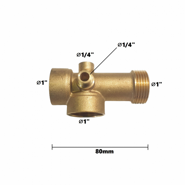 Teu de lagatura din alama cu 5 cai 8cm 170g, Elefant [4]