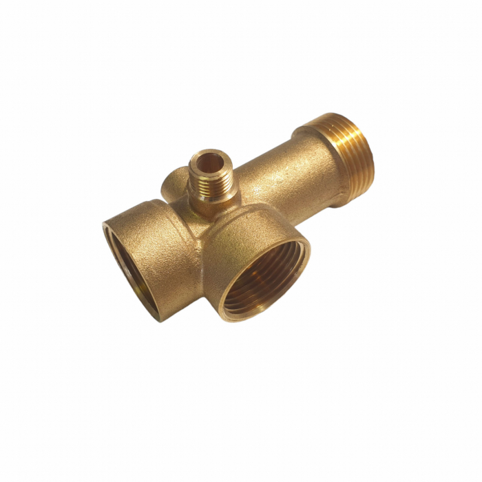 Teu de lagatura din alama cu 5 cai 9cm 170g, Elefant [3]