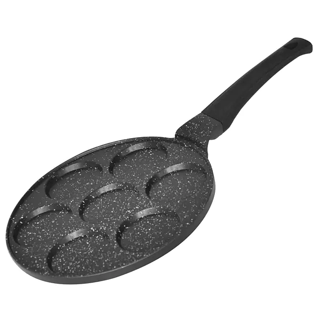 Tigaie de clatite cu acoperire din marmura CF-CP7M, 7 modele, maner moale, 28cm [1]