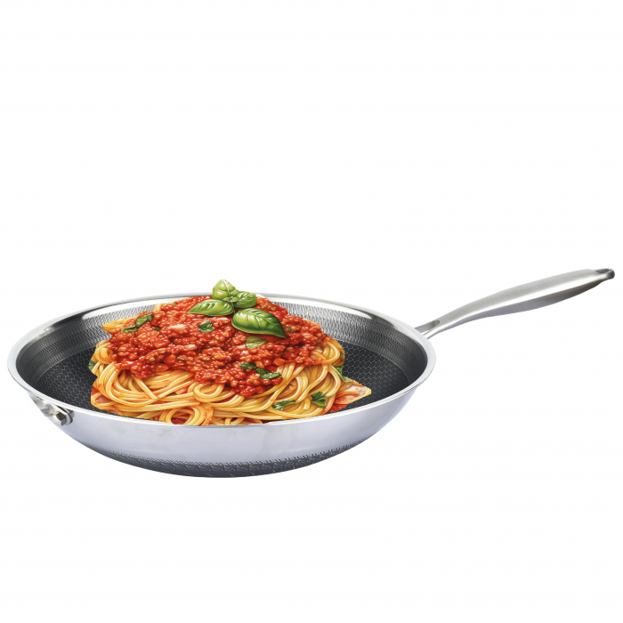 Tigaie WOK de inox CF-PW32N, anti zgarieturi, 32cm [1]