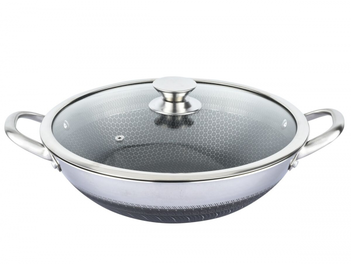 Lichidare Tigaie WOK Ultra de inox CF-PW32, anti zgarieturi, 32cm [2]