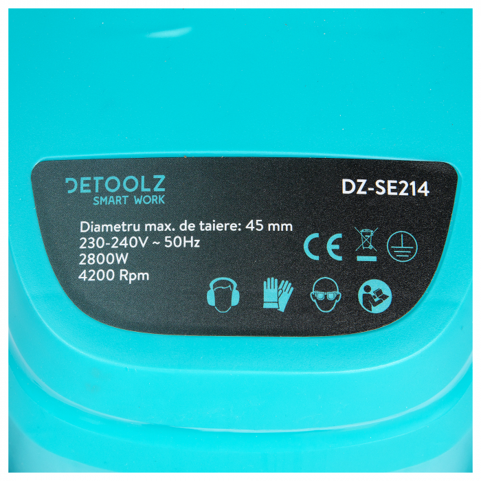 Tocator de crengi si resturi vegetale Detoolz 2800 W, diametru max. 45 mm [6]