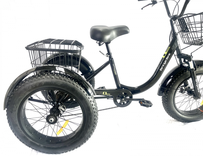 Tricicleta adulti,Fat cauciuc cu cos 20 inch Negru T2001 [4]