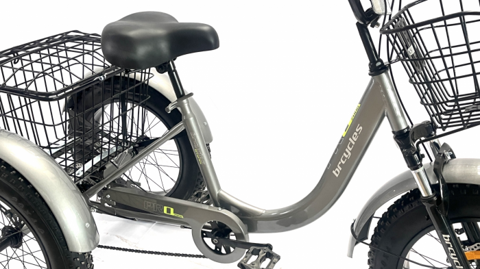 Tricicleta adulti,Fat cauciuc cu cos 20 inch Gri T2001 [4]