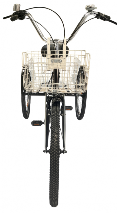 Tricicleta adulti, roti 24' Negru T2402 [3]