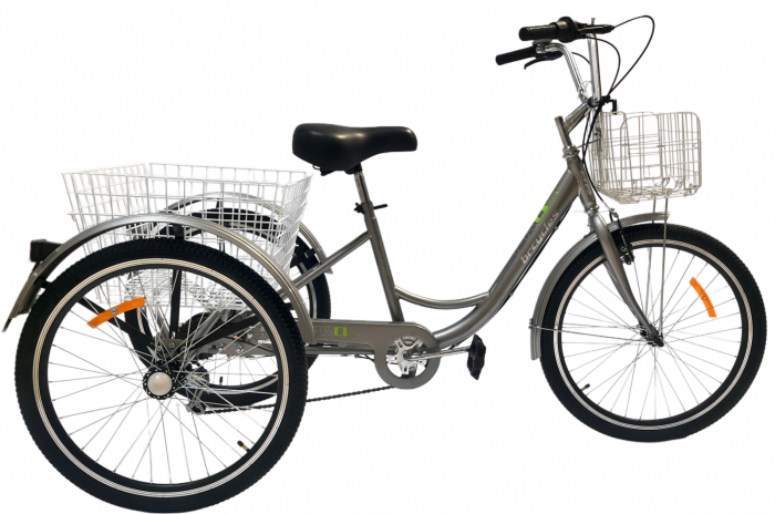 Tricicleta adulti, roti 24' Gri T2402 [2]