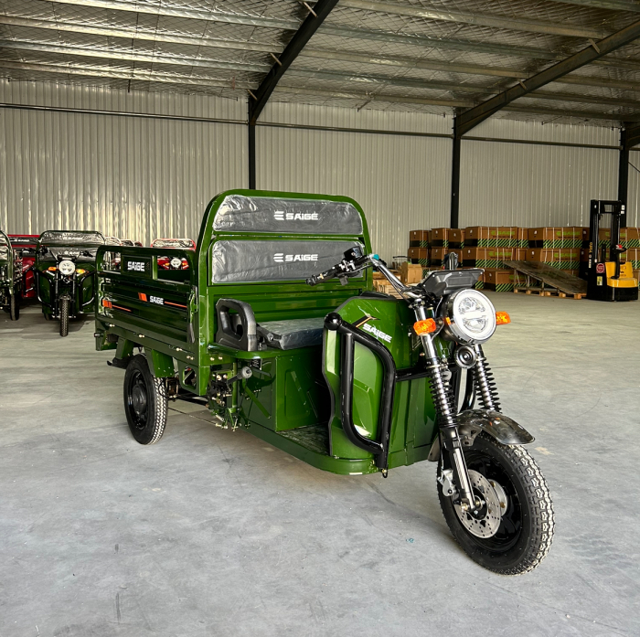 Tricicleta electrica cu remorca basculabila, fara permis, viteza maxima 25km/h, baterie 72V32Ah, motor 2000W, Model XPB2000 [4]