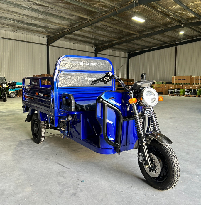 Tricicleta electrica cu remorca basculabila, fara permis, viteza maxima 25km/h, baterie 72V32Ah, motor 2000W, Model XPB2000 [3]