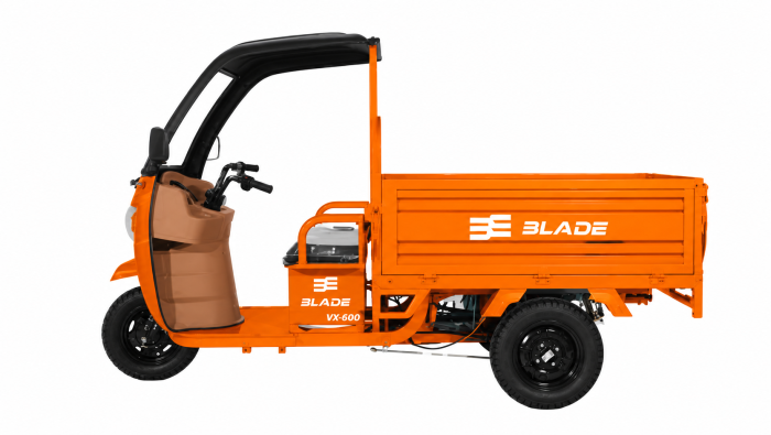 Tricicleta electrica cu remorca basculabila si cabina deschisa Blade VX-600, Motor 3000W, Autonomie pana la 60km [4]