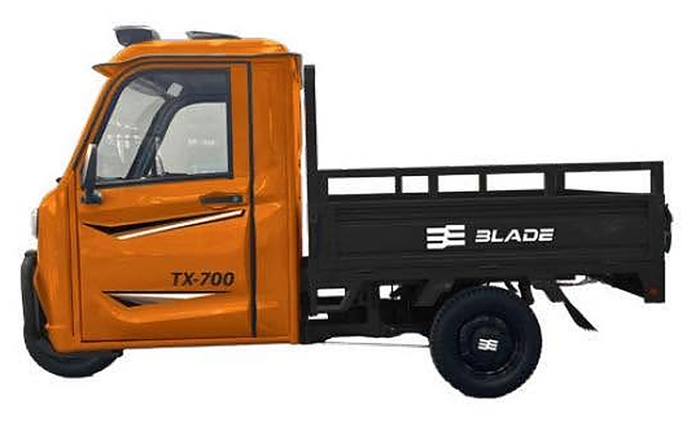 Tricicleta electrica cu remorca basculabila si cabina deschisa Blade TX-700, Motor 1200W, Autonomie pana la 50km [5]