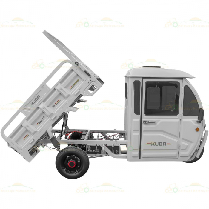 Tricicleta electrica KUBA E-KAMYONET cu cabina, autonomie 80 km, 72V 58Ah, 4000W, 25km/h, NU NECESITA PERMIS [9]
