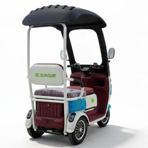 Tricicleta Electrica SAIGE XY – Motor 1000W, Autonomie 50-70 km, Baterie 60V 20Ah, Viteza 25 km/h, fara permis [6]