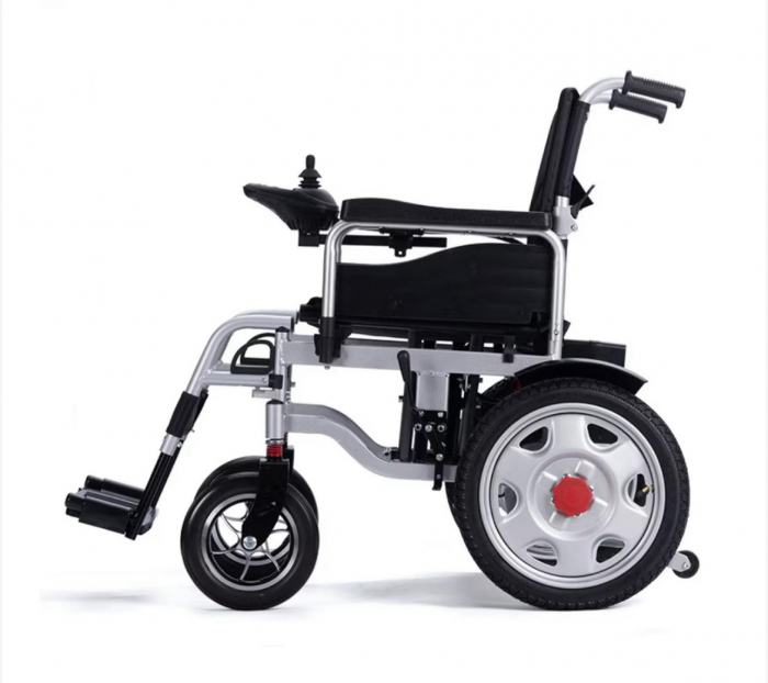 Scaun cu Rotile Electric Pliabil, Baterie 12Ah, Joystick Control, Autonomie 15–20 km, Model EK01 Negru [2]