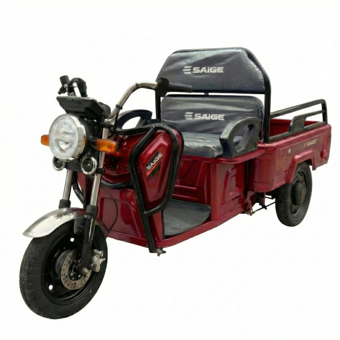Tricicleta electrica XPB1600 cu remorca basculabila 1600W, fara permis,25km/h, baterie 72V32Ah, autonomie 70 km [13]