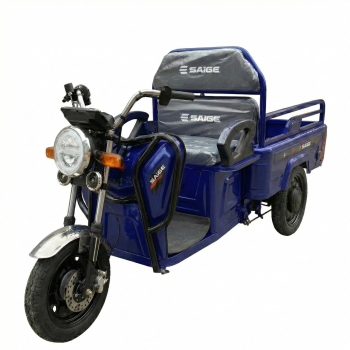 Tricicleta electrica XPB1600 cu remorca basculabila 1600W, fara permis,25km/h, baterie 72V32Ah, autonomie 70 km [11]