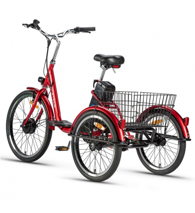 Lichidare Tricicleta electrica Ztech ZT-81-A TRAILER 2.0 autonomie 40 Km viteza maxima 25 km/h putere 250W acumulator 9Ah/36V nu necesita permis [2]