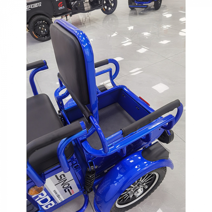 Triciclu Electric RDB SINOE PRO, fara permis, 1160W, 25km/h, autonomie 55 km, 60V, 20Ah [7]