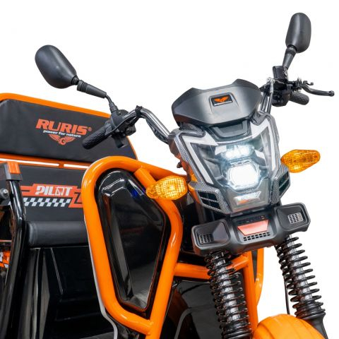 Triciclu Electric Cargo Ruris Pilot 3110N, 2000 W, autonomie 80 km, fara permis [6]