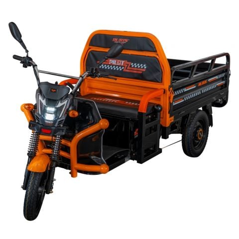 Triciclu Electric Cargo Ruris Pilot 3120N, 2000 W, autonomie 70 km, fara permis, bena basculabila [3]