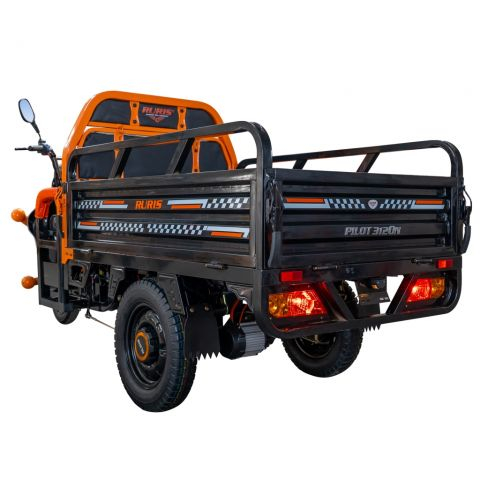 Triciclu Electric Cargo Ruris Pilot 3120N, 2000 W, autonomie 70 km, fara permis, bena basculabila [12]