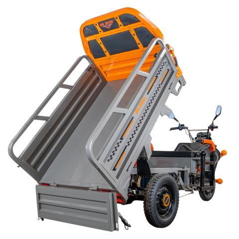 Triciclu Electric Cargo Ruris Pilot 3120G, 2000 W, autonomie 70 km, fara permis, bena basculabila [10]