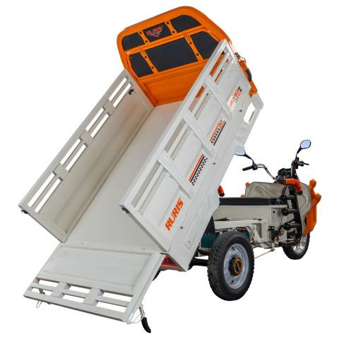 Triciclu Electric Cargo Ruris Pilot 3130A , 3600 W, autonomie 80km, fara permis, bena basculabila [12]