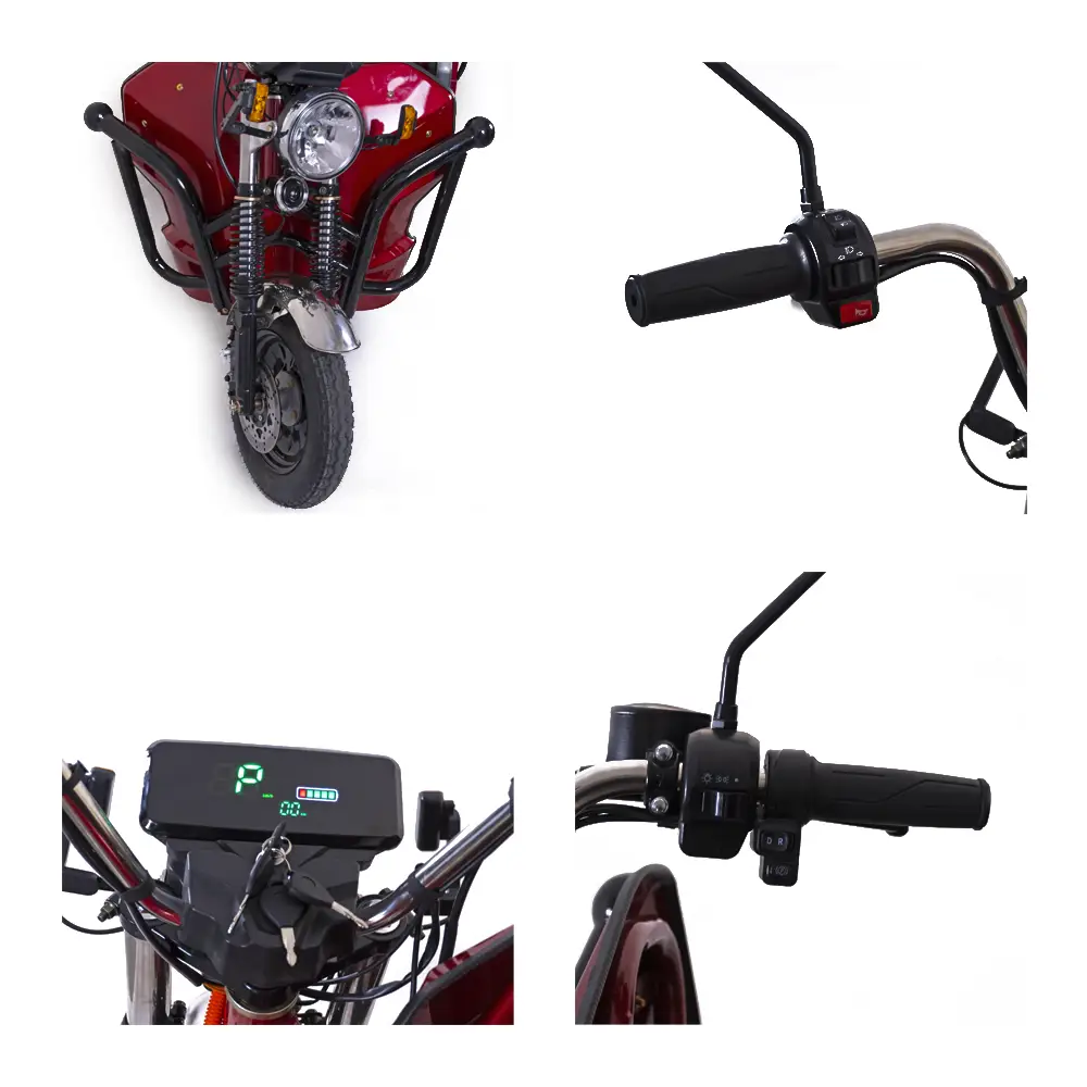 Triciclu Electric cu Remorca Rotakt Guliver 2000W 25 km/h Autonomie 68 km Baterie Plumb-acid 72V 58Ah Greutate maxima 617 kg, Fara permis [3]