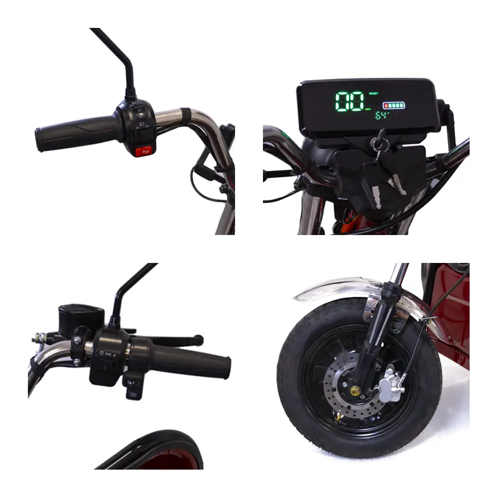 Triciclu Electric Cu Remorca Rotakt Nautilus 1600W 25 km/h Autonomie 44 km Baterie plumb-acid 60V 32Ah Greutate maxima 364 kg, Fara permis [3]