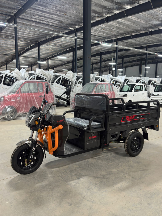 Triciclu electric Fara permis Kuba Light Cargo, 3000W, bena mare 150x100,  autonomie 60 km, baterii 72V 45Ah [2]