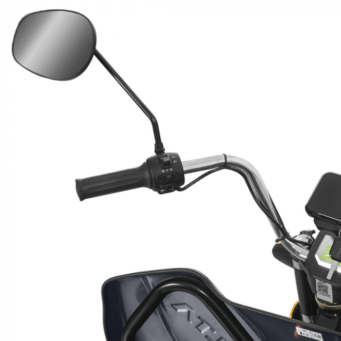 Triciclu Electric, FARA Permis, Motor 3900W, Voltarom Hercules VT5, Tuk Tuk, 72V, 45Ah, pana la 70km autonomie, Gri [10]