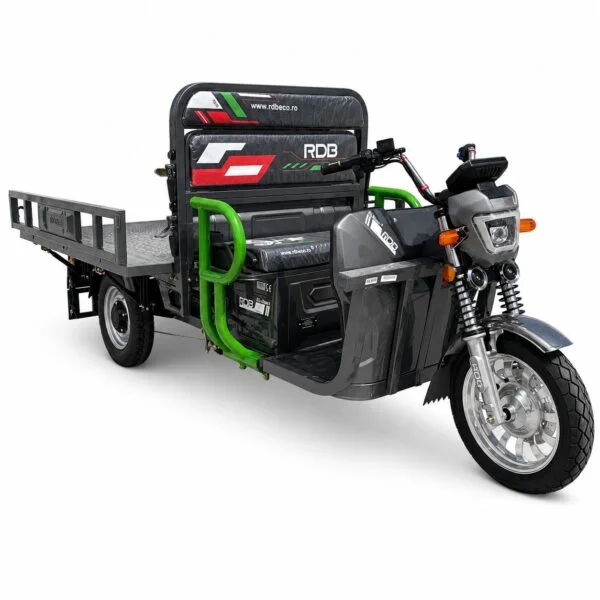 Triciclu electric fara permis Rdb XL-Klass5, 4000W, 72V 58Ah, 25km/h, autonomie 80km , bena mare [5]