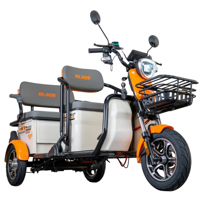 Triciclu Electric pentru Persoane Ruris Pilot 3040A, 2000 W, autonomie 50 Km, fara permis [4]