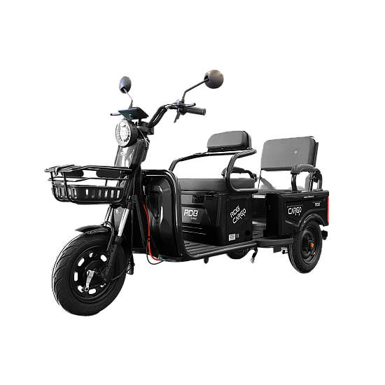 Triciclu Electric RDB CARGO, fara permis, 2000W, 25km/h, autonomie 55 km, 60V, 20Ah [15]
