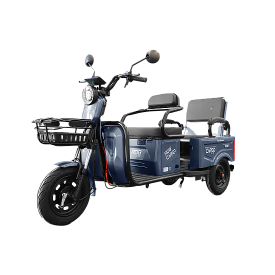 Triciclu Electric RDB CARGO, fara permis, 2000W, 25km/h, autonomie 55 km, 60V, 20Ah [17]