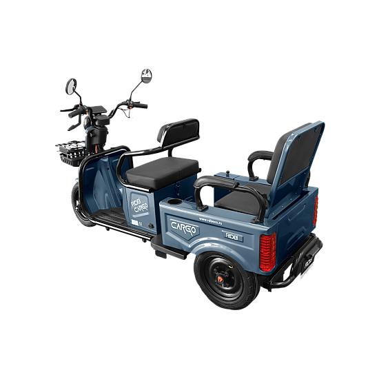 Triciclu Electric RDB CARGO, fara permis, 2000W, 25km/h, autonomie 55 km, 60V, 20Ah [16]