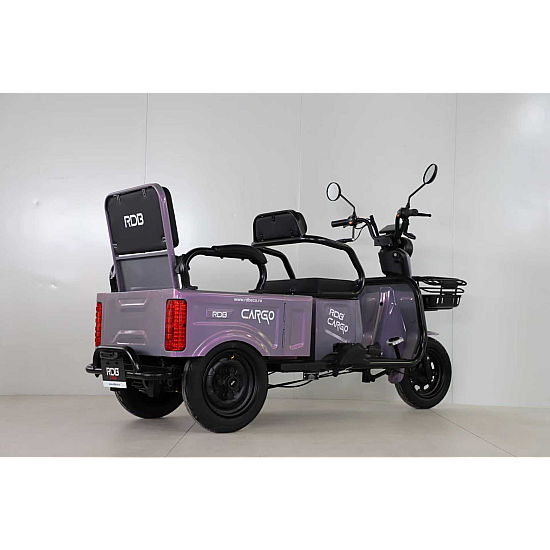 Triciclu Electric RDB CARGO, fara permis, 2000W, 25km/h, autonomie 55 km, 60V, 20Ah [10]