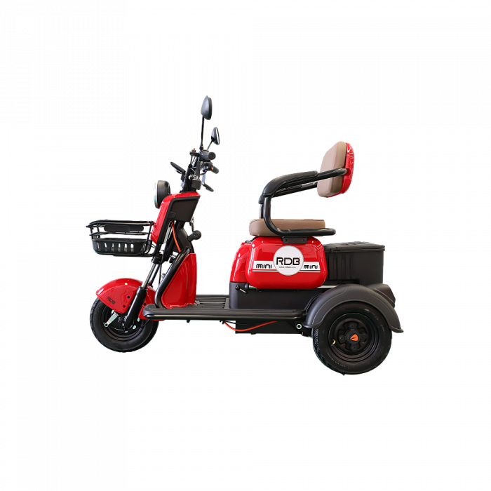 Triciclu Electric RDB MINI, fara permis, 2000W, 25km/h, autonomie 55 km, 60V, 20Ah [2]