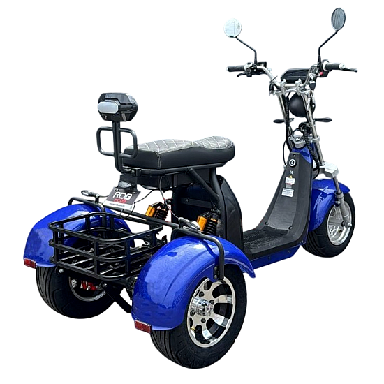 Triciclu Electric RDB CC09, 2000W, fara permis, 25km/h, autonimie 55 km, baterie 60V 20Ah [2]
