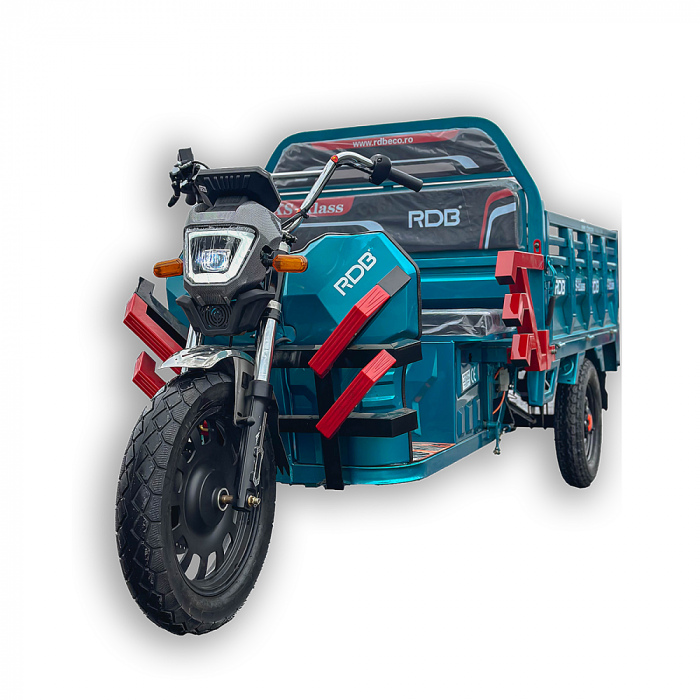 Triciclu electric RDB XS-Klass, 1500W, 25 km/h,fara permis de conducere, autonomie 70 km, baterie 72V 45Ah, greutate maxima admisa 600 kg [2]