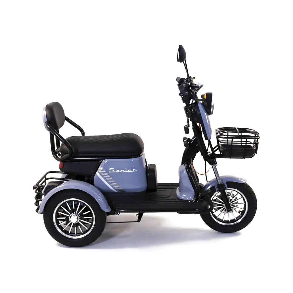 Triciclu Electric Rotakt Senior Motor 1000W Viteză 25 km/h Autonomie 62 km Baterie plumb-acid 60V 20Ah Greutate maximă 187 kg, Fără permis [2]