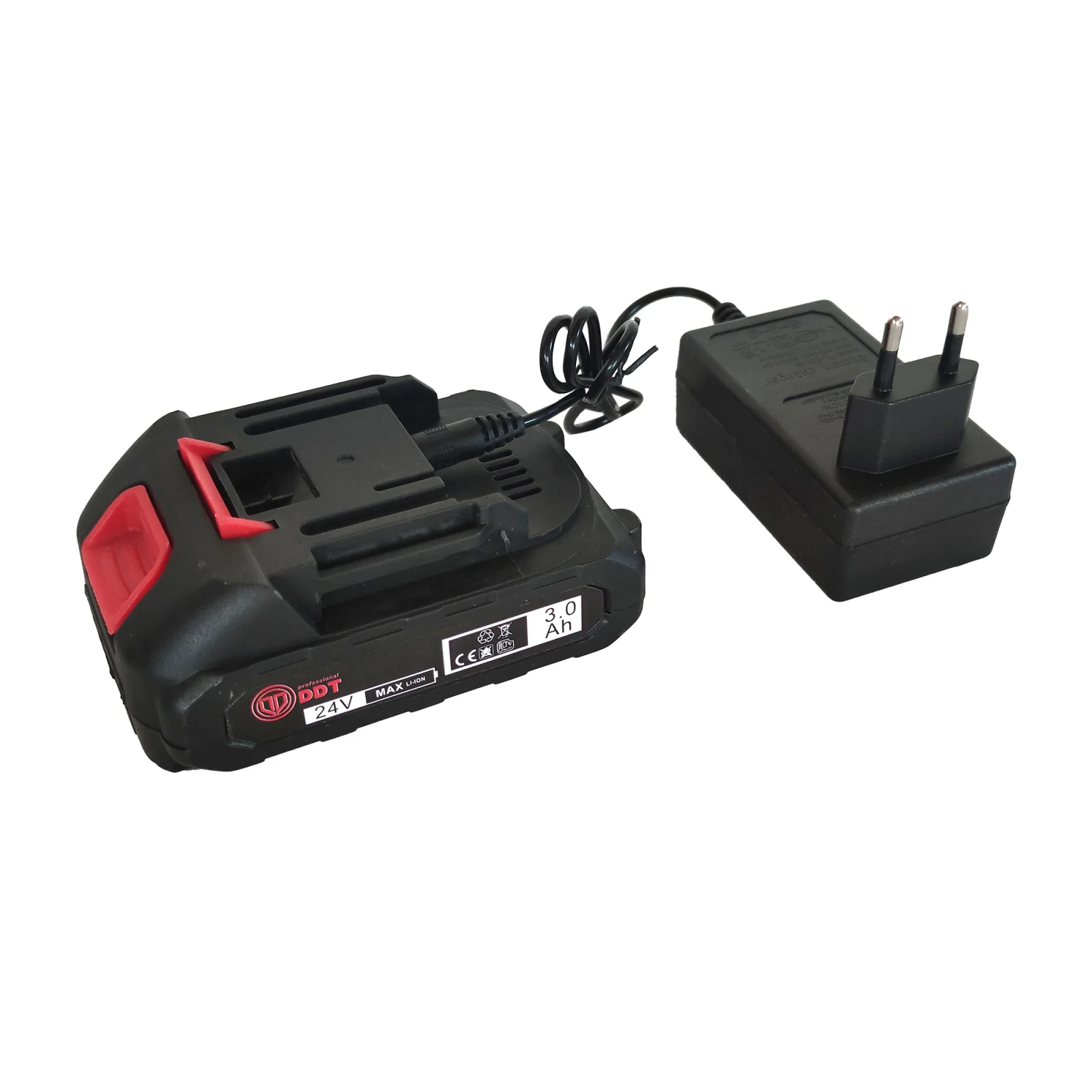 Trimmer (motocoasa electrica ) DDT, 2 acumulatori 24V , rosu, 3 Ah [4]